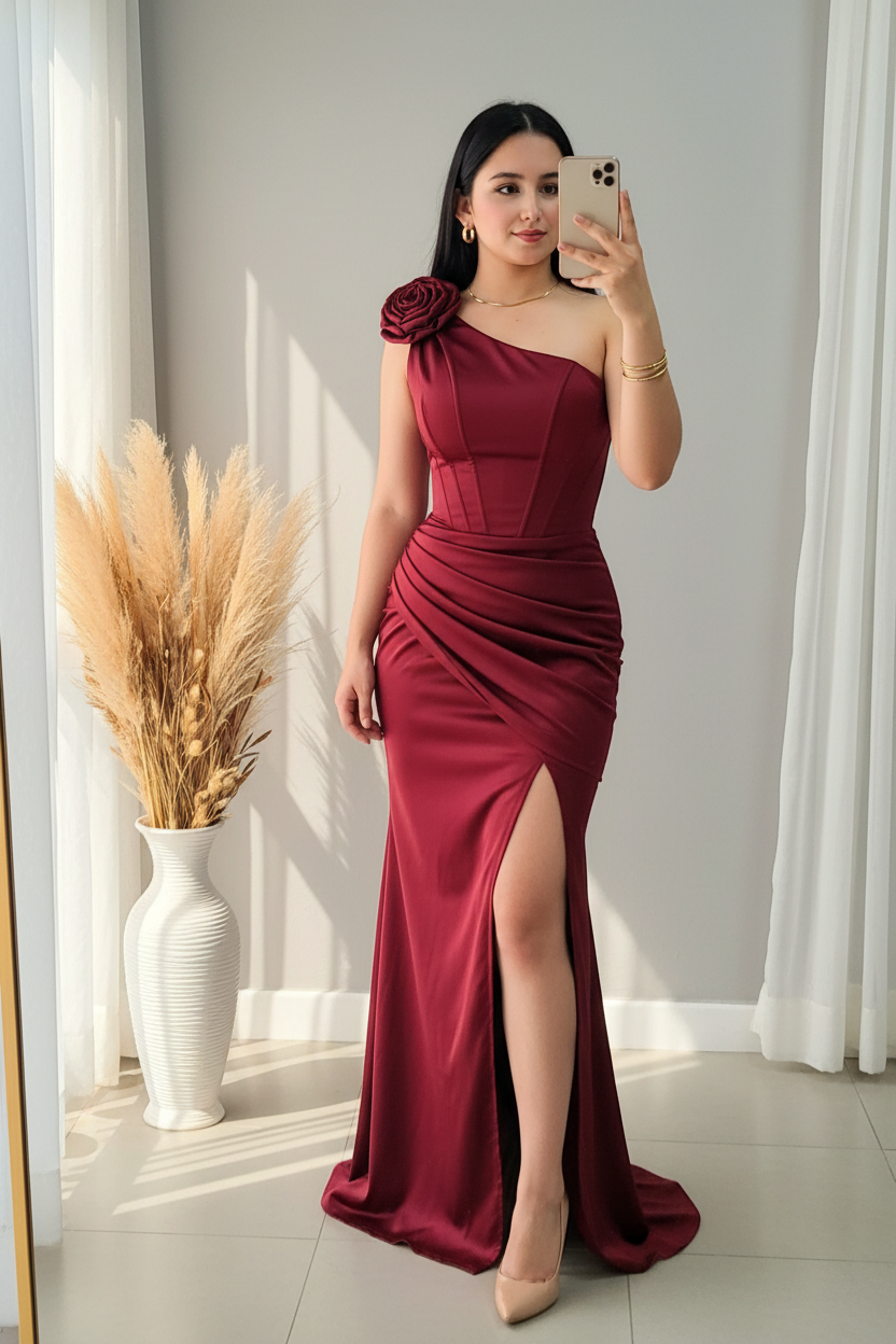 Vestido Bordeaux Étoile cod.00189