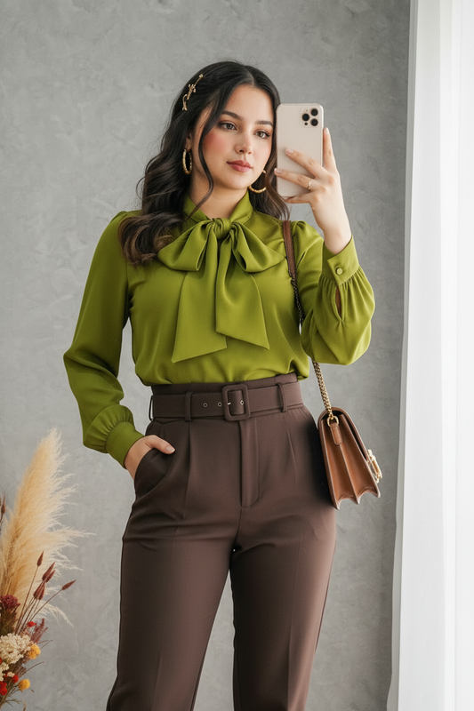 Hermosa blusa formal elegante cod.124