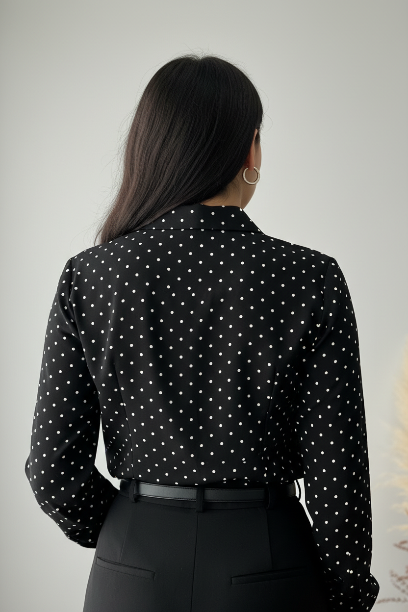 Blusa estampado de lunares cod.143