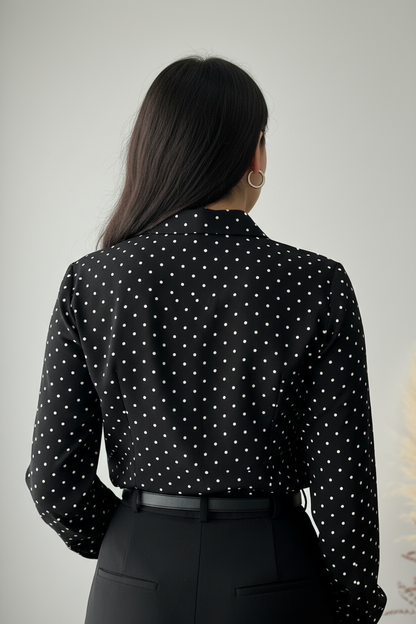 Blusa estampado de lunares cod.143