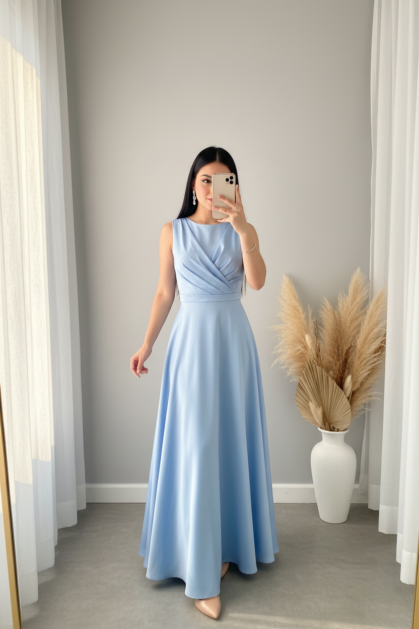 Vestido Azure Élégance cod.00194