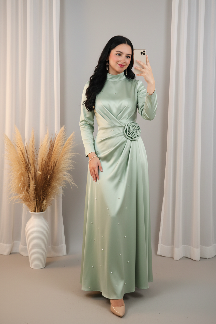 Vestido Menthe Perle cod.V205