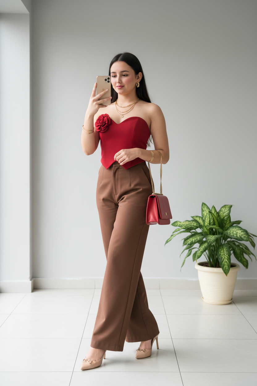 Outfits, blusa más pantalón formal cod.214