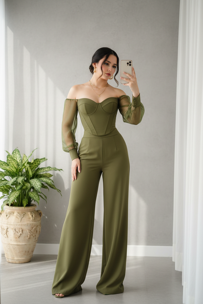 Conjunto Verde Oliva Exclusivo cod.788