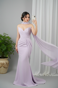 Vestido Lavanda Sirena cod.988